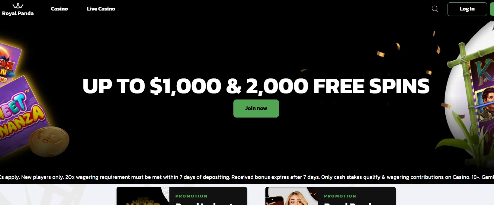 Royal Panda NZ bonus