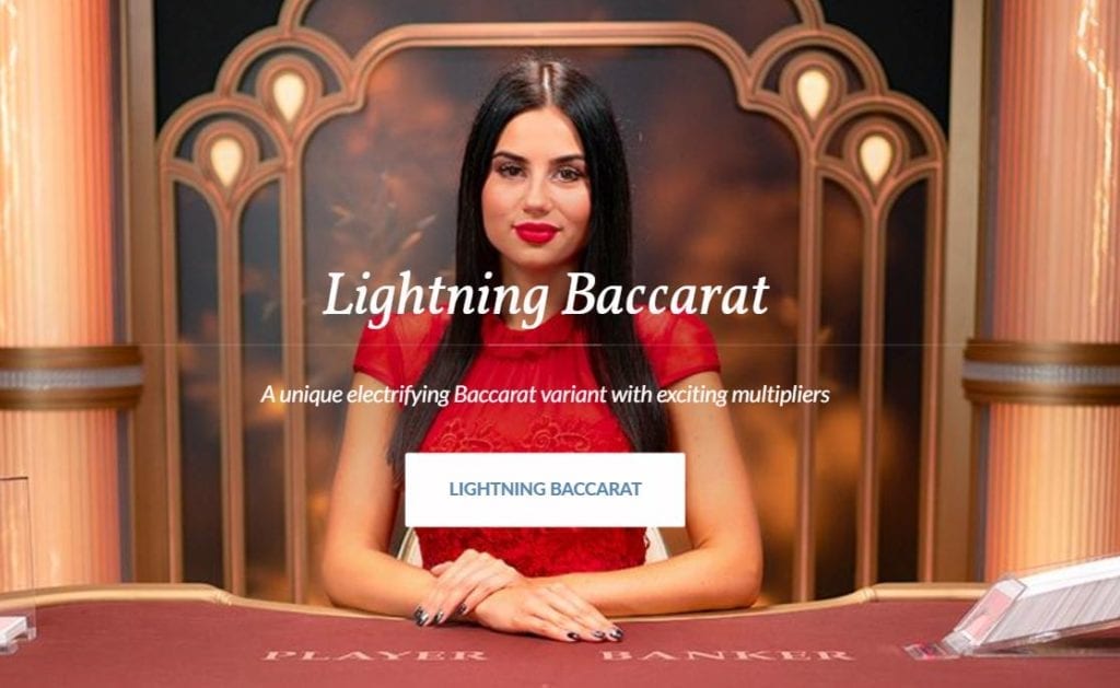 New Evolution Lightning Baccarat
