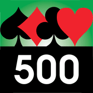 500 card game logo.