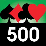 500 card game logo.