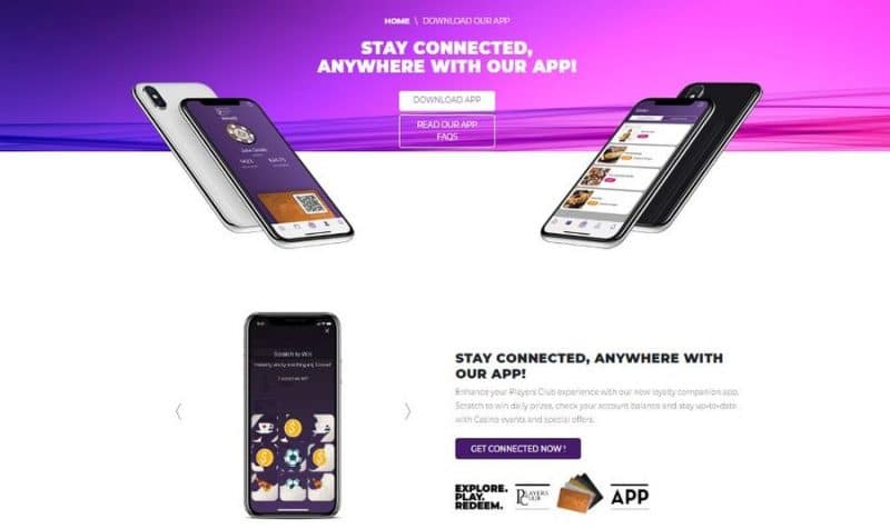 Players Club App screenshot.
