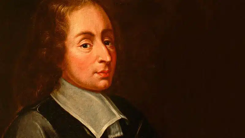 Portrait of the Blaise Pascal.