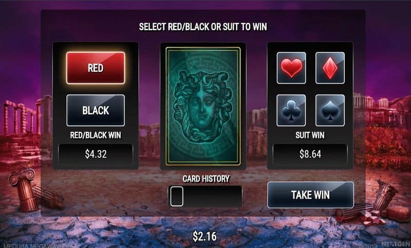 double feature at Medusa Megaways pokie