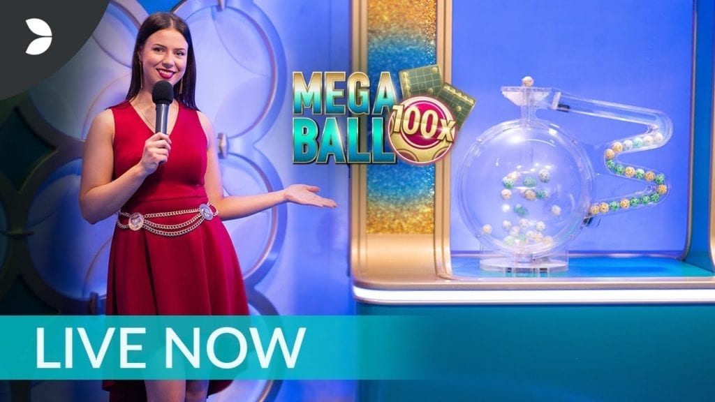 Mega Ball bingo from evoulution gaming