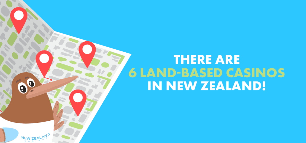 Land-based New Zealand casinos - 6 operators!