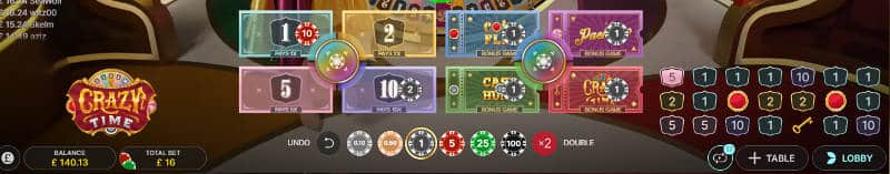betting layout