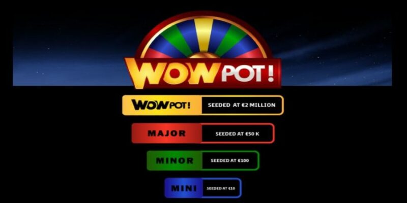 WowPot jackpot tiers and its starting seeds