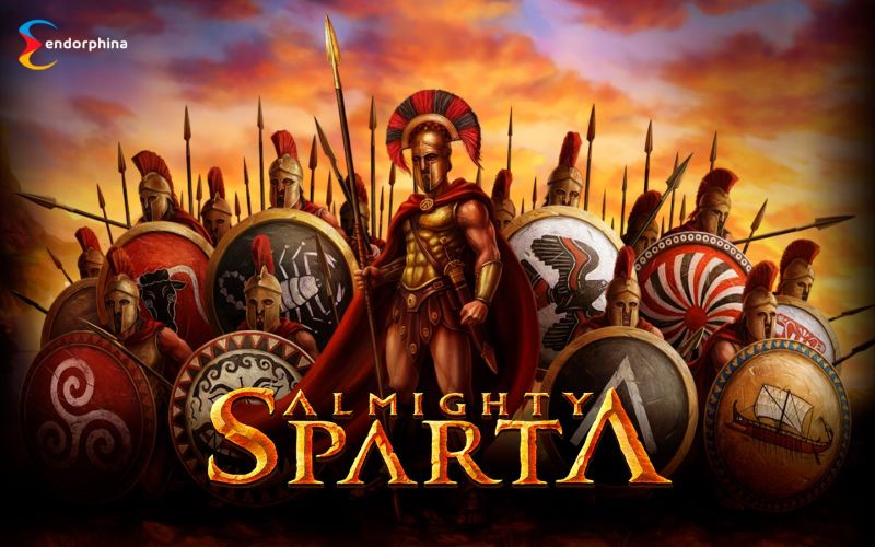 Almighty Sparta slot logo by Endorphina