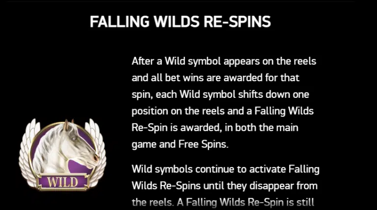 Falling wilds re-spins