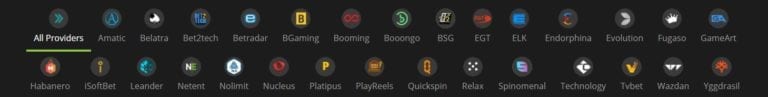 Game providers at Fastpay Casino