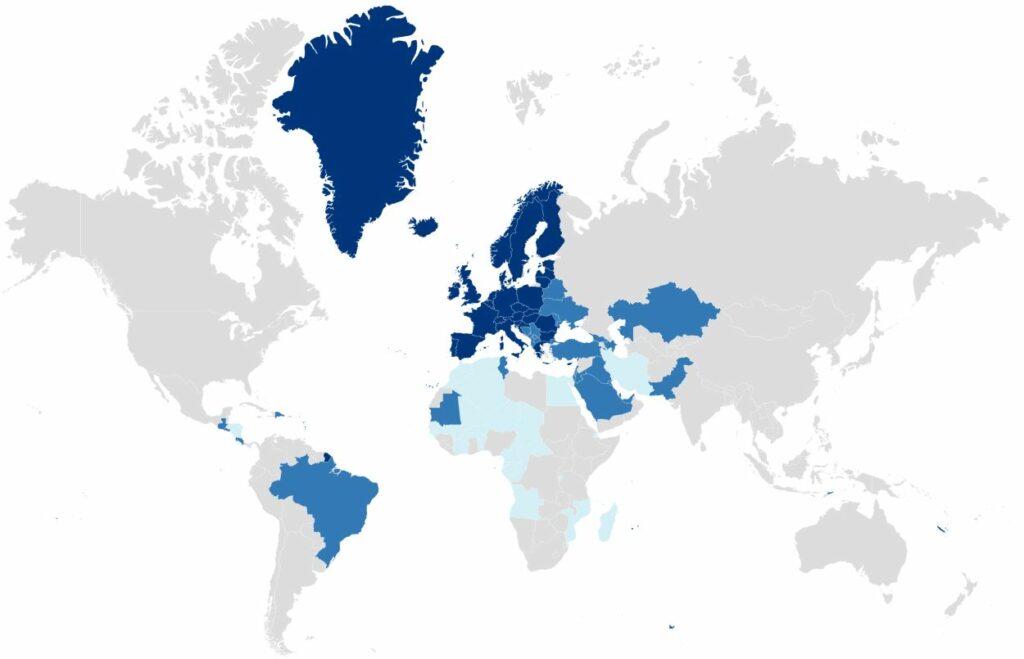 IBAN countries
