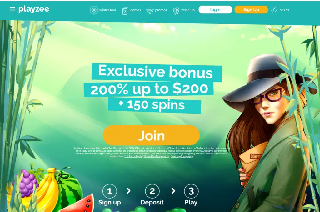 Playzee exclusive NZ bonus