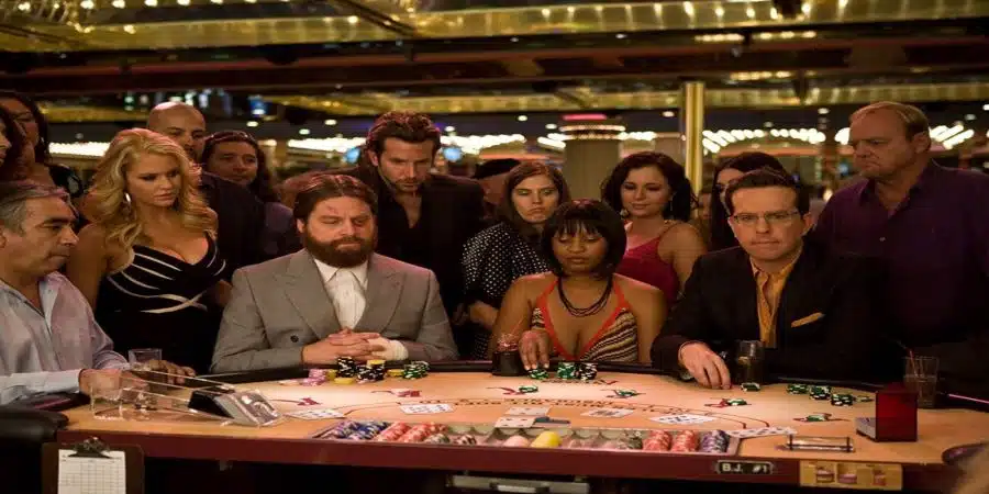 blackjack scene from the Hangover