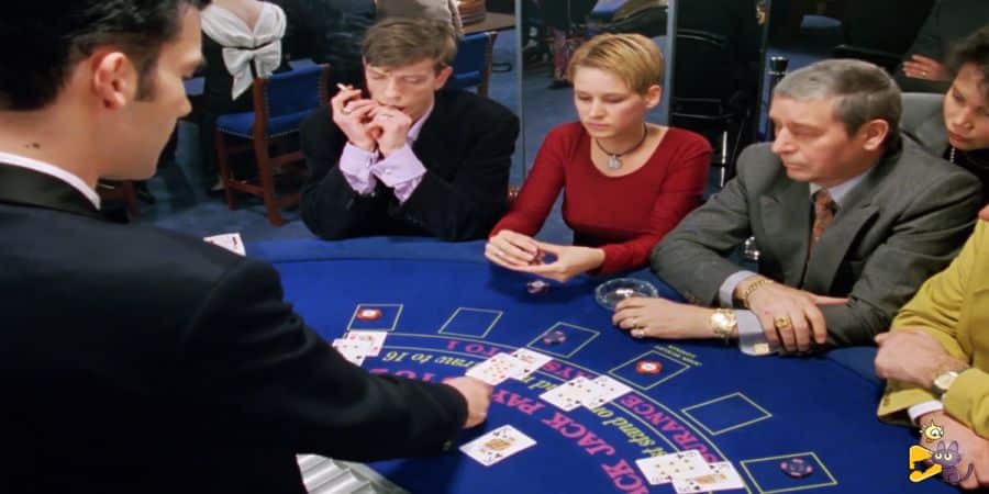 scene from the Croupier movie 