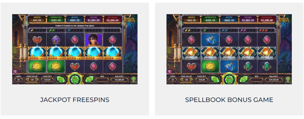 Free spins and bonus