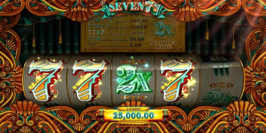 Seven 7s pokie by Crazy Tooth Studio