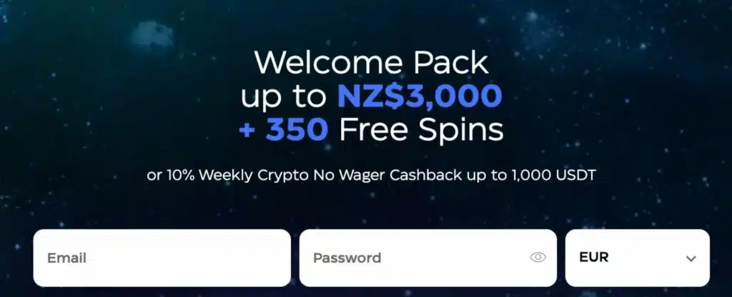 Skycrown bonus package for NZ