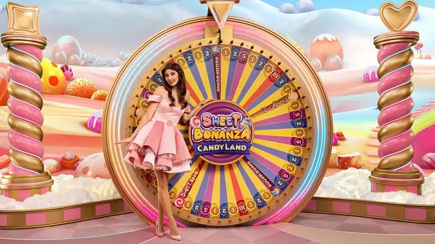 Candy land wheeel of fortune