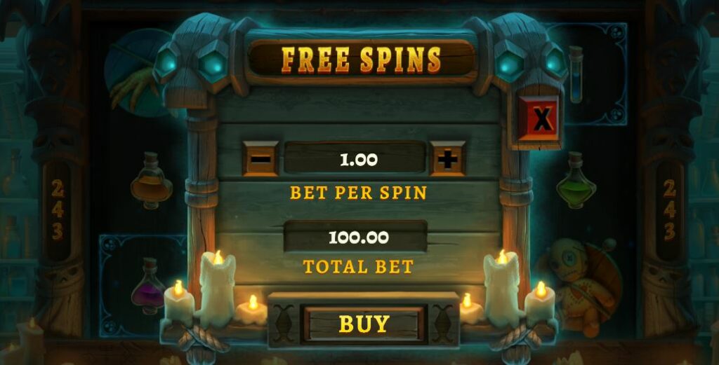 Hex buy freespins feature