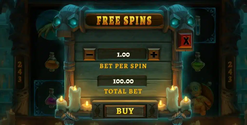 Hex buy freespins feature