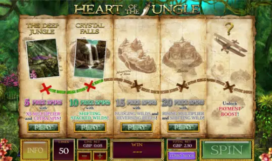 Jungle Trail Free Spins