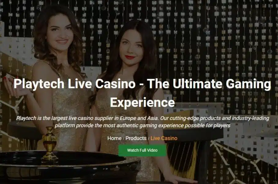 Playtech live casino