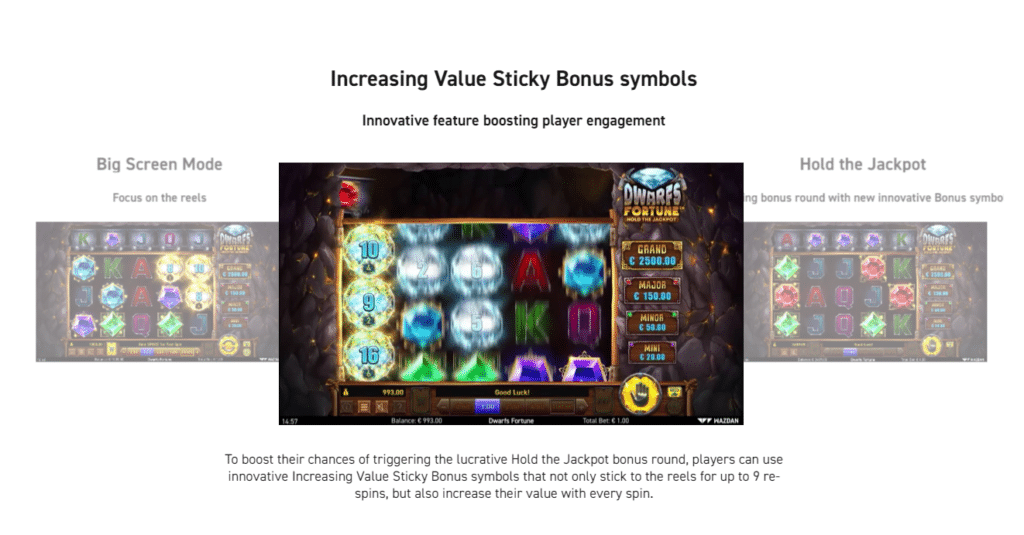 Increasing value with sticky bonus