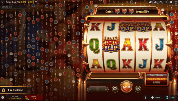 Crazy coin flip spin mode 2