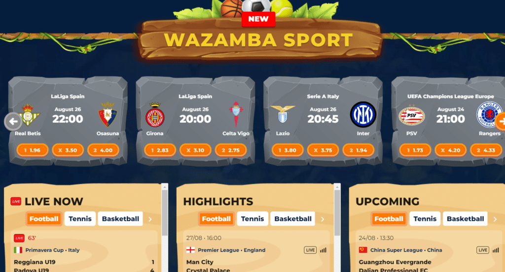 Wazamba sport