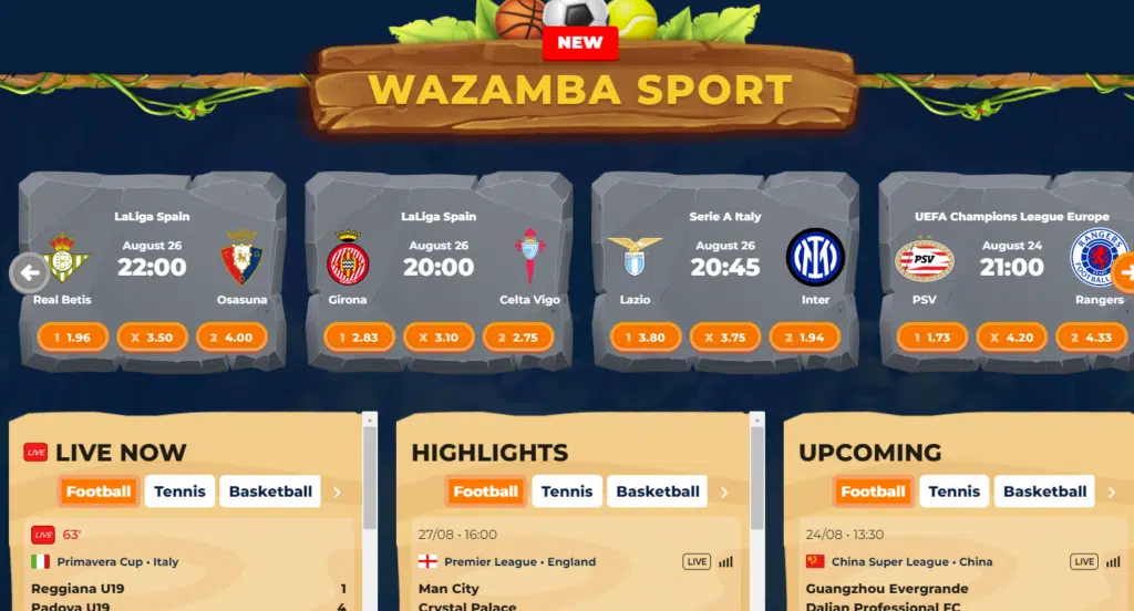 Wazamba sport