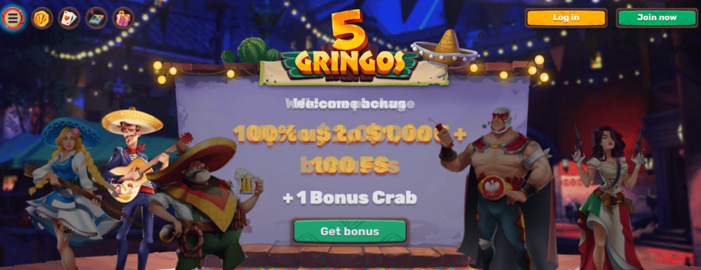 5 Gringos Casino Lobby