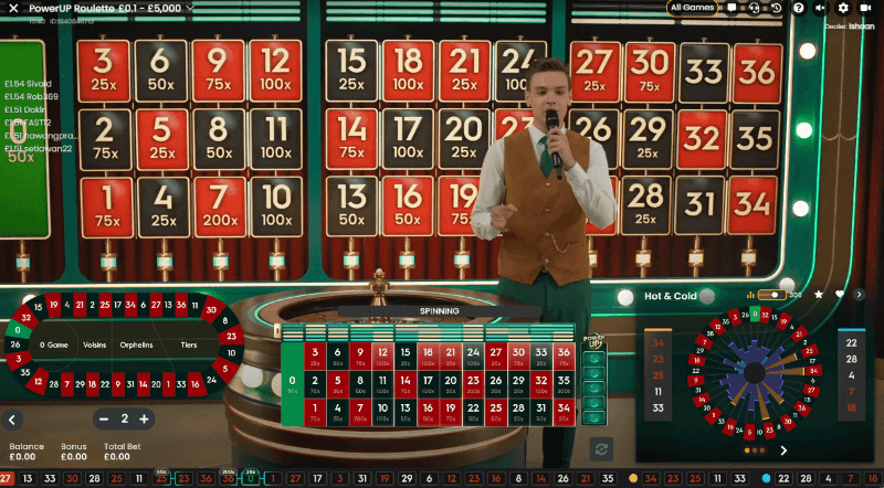 Powerup roulette studio