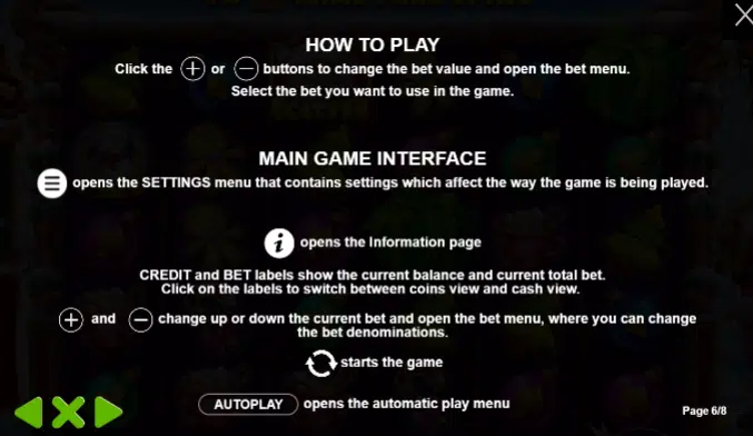 How to play info