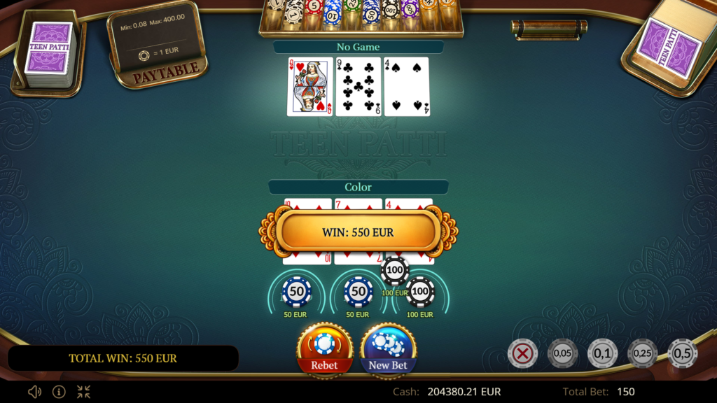 Win in Teen Patti