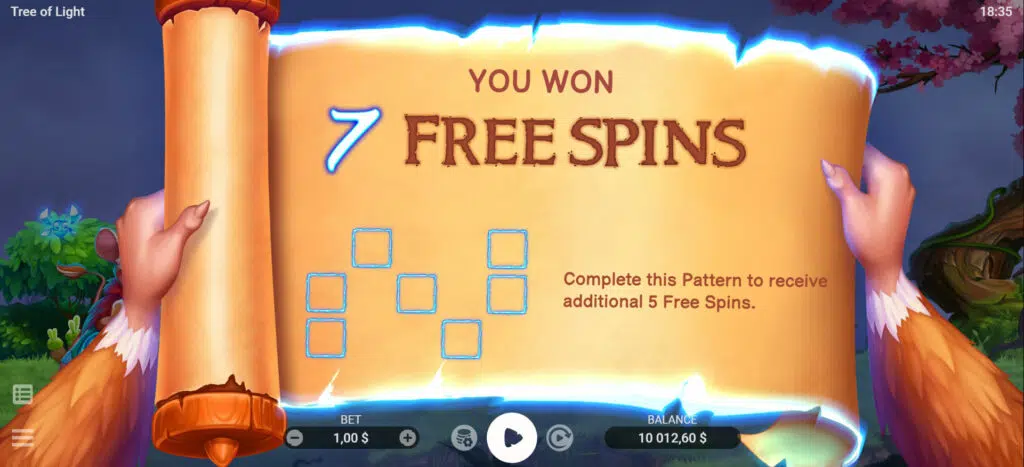 Free spins