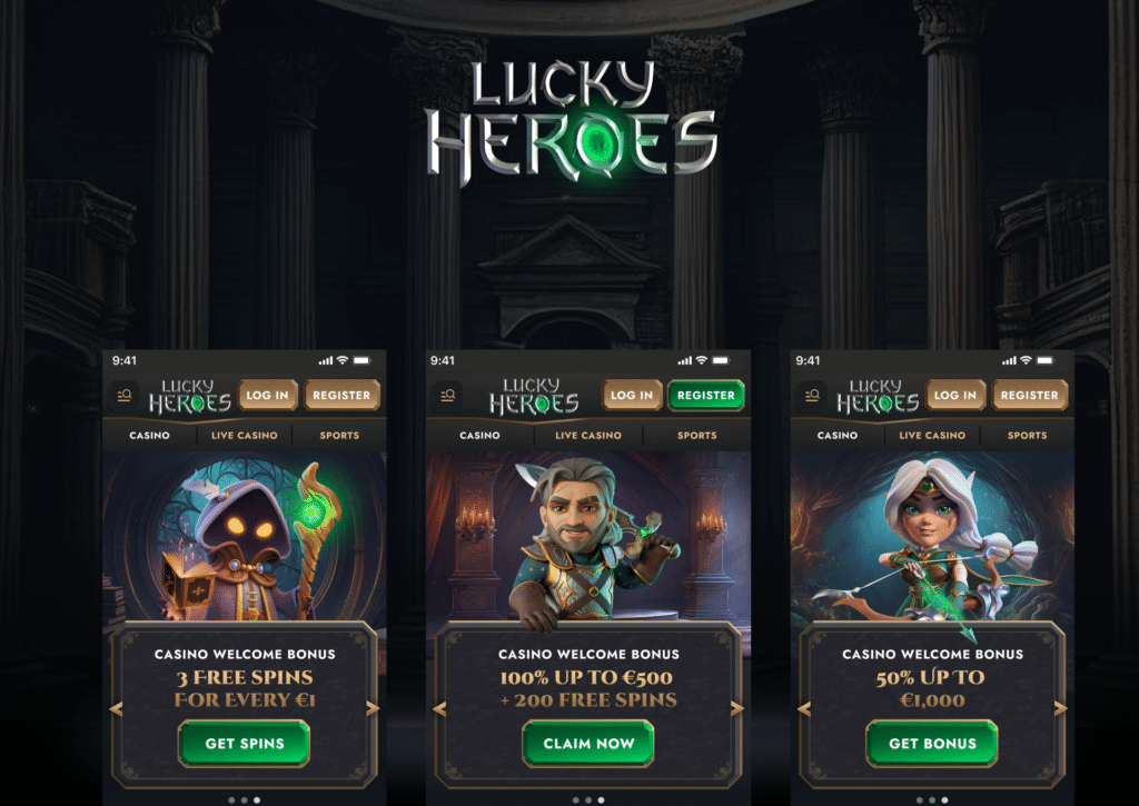 Lucky Heroes bonuses