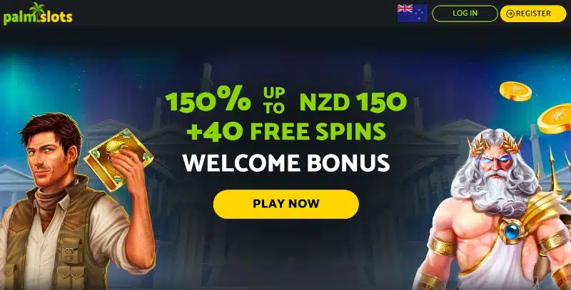 PqalmSlots NZ website