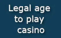 Legal age to play casino NZ