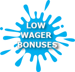 Low wager bonus logo