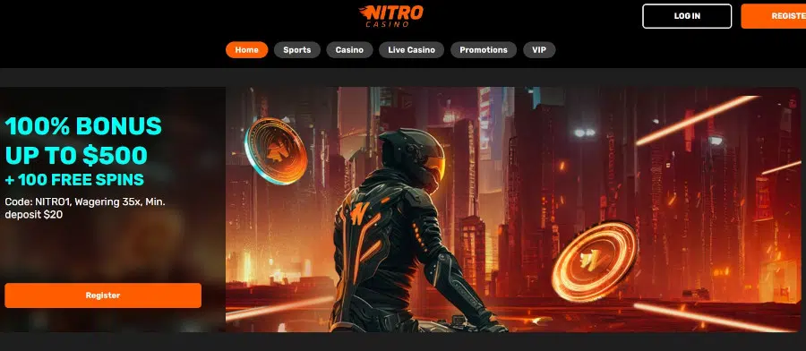 Nitro casino bonus for NZ