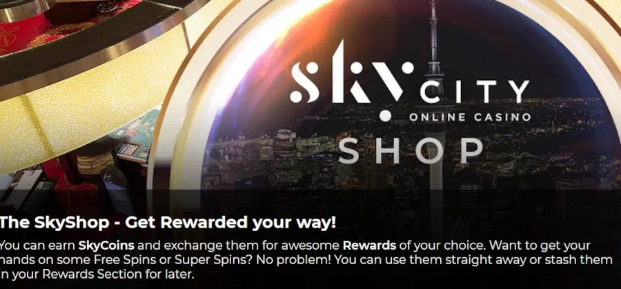 Skycity rewards shop