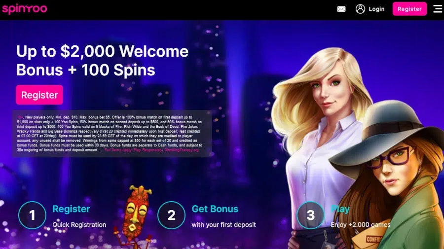 SpinYoo welcome bonus LP