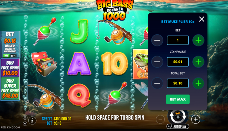 Big Bass Bonanza 1000 free instant bonus round