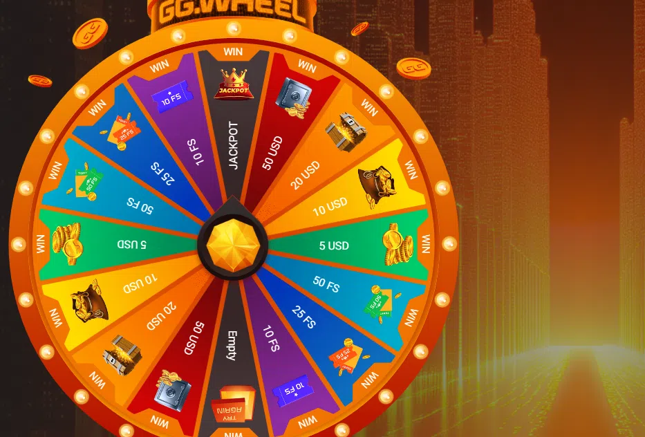 Wheel of fortune with bonus at gggbet